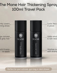 Hair Thickening Spray Travel Pack (100ml Thickening Spray and Seal & Control)