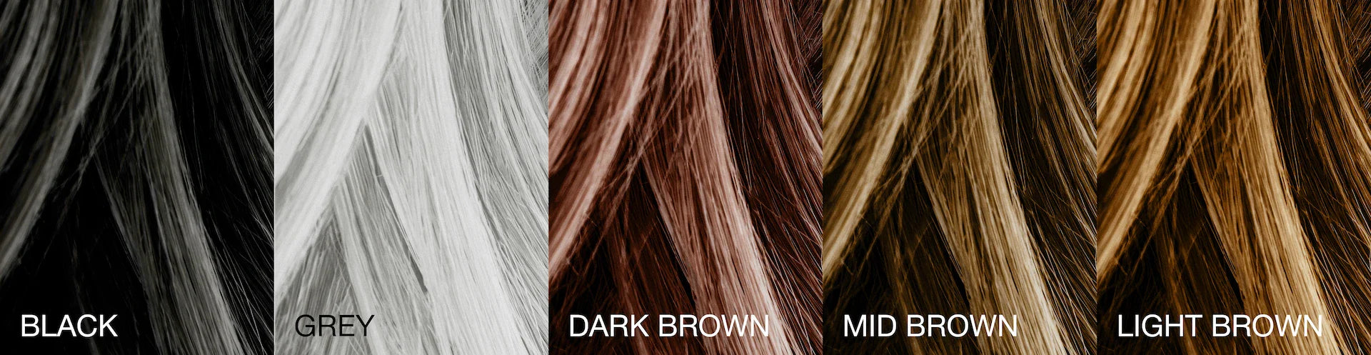 MANE Haarverdickende Fasern Reisepack – Mit Shampoo, Conditioner & Glanzspray, Hellbraun