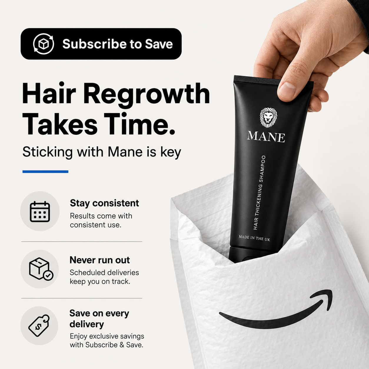 Mane Hair Thickening Shampoo